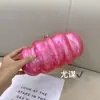 Diseño de Nicho de Moda Creativo Cápsula Cara Brillante Patrón de Concha de Perla Acrílico Superior Bolso Cruzado de Cena