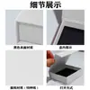 Caja de Joyería Anillo Blanco Personalizada con Tapa y Base, Caja de Empaque para Joyería de Collares y Aretes, Caja de Empaque tipo Cajón para Joyería al por Mayor