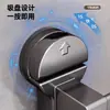 Zapatillas de Ventosa Colgador Doble Capa para Colgar Estante de Almacenamiento Montado en Pared sin Taladro para Baño Artefacto de Almacenamiento para Drenaje de Baño