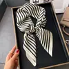 Bufanda Cuadrada Pequeña Estilo Coreano Retro con Puntos Decorativa para Mujer Versátil Nueva para Primavera y Otoño 70 x 70
