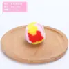 Juguete de Bola de Felpa Patchwork de Colores para Gatos, Autoentretenimiento, Suave, Ligero, Duradero, Bola Juguete para Gatos, Suministros para Mascotas