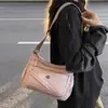 2026 Bolso Cruzado de Hombro para Mujer de Moda Versátil Bolso Casual de Nylon Bolso para Mujer de Mediana Edad Bolso de Mamá