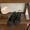 Zapatos Mary Jane de Bloques de Color Estilo Coreano para Mujer, Nuevo Modelo de Principios de Primavera 2026, Sandalias de Correa Única con Punta Cerrada