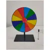 Rueda de la Fortuna para Transmisión en Vivo, Activity Prop de Enseñanza, Juego de Sorteo Borrable, Ruleta Pequeña de Escritorio