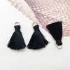 1 Borla de Hilo de Seda de Colores con Bucle para Colgar, Accesorios para Ropa, Borla de Flecos de 2.3 cm Colgante Accesorio Manualidades