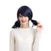 Conjunto de perucas femininas de anime Ladybug para performance Ladybug Reddy cos baile de formatura infantil gato preto Noel Halloween