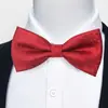 Estoque Pronto do Fabricante Gravata Borboleta Jacquard Formal Masculina para Negócios, Casamento, Festa, Gravata Borboleta Floral de Poliéster em Forma de Seta