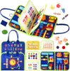 Transfronteiriço Novo Produto Montessori Dinossauro Elefante Bebê Feltro Quadro de Aprendizagem Quadro de Atividades Educação Infantil Iluminação Infantil Quebra-Cabeça Educacional