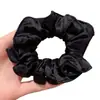 Goma para el pelo satinada floral Maillard para mujer, alta elasticidad, liga para el pelo duradera que no daña el cabello, accesorio elástico para el pelo
