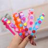 Diadema para Niños Estilo Coreano Celebridad de Internet Dentada Antideslizante Niña Lindo Pasador Diadema para Niña Estudiante Lazo Joyería