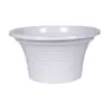 Vaso de Flor de Rabanete Verde Plástico Vaso de Flor para Varanda Vaso de Flor de Chão Planta Verde Planta em Vaso para Mesa Vaso de Flor Simples e Estiloso Imitação de Porcelana