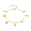 Pulseira Duobao Fulu Ouro de Areia Vietnamita Pulseira Coroa Fulu Latão Banhado a Ouro Entrega ao Vivo Sonhadora Elegante Feminina