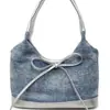 Bolso de Mezclilla para Mujer de Gran Capacidad 2025 Bolsos Nuevos Bolso de Hombro Versátil Bolso Mensajero Tote para Salidas Casuales al Trabajo
