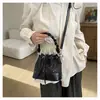 Bolso Cubo de Moda Nueva Primavera 2026, Bolso Cruzado Casual con Diseño de Nicho, Bolso de Mano Sencillo y Elegante para Mujer