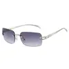 2026 Nuevas Gafas de Sol Coreanas de Moda Estilo Estrella Sin Marco Estilo Millennial Hot Girl para Mujer Moda Tendencia Calle de Gama Alta Gafas de Sol