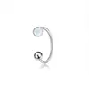 Joias para Piercing de Aço Inoxidável em Formato de C, Venda Quente Europeia e Americana, Atacado, Argola Ferradura, Cravação de Osso da Orelha, Argola de Lábio, Argola de Nariz, Brincos