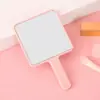 Espejo de Maquillaje de Mano al por Mayor para Uso en Casa y Dormitorio, Espejo Pequeño para Niñas y Estudiantes, Espejo Portátil con Mango para Retoques durante la Clase