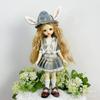 Abrigo para muñeca BJD de 6 puntos, vestido para muñeca de 30 cm, pantalón recto acampanado, vestido para muñeca fantasma.