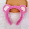 Faixa de Cabelo para Lavar o Rosto para Mulheres Nova Faixa de Cabelo Doce de Desenho Animado Faixa de Cabelo Faixa de Cabelo de Pelúcia Acessórios Especiais para Cabelo de Crianças