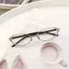 Óculos de Sol Marrom Claro Estilo Coreano Cat-Eye Y2K Hot Girl para Mulheres, Óculos de Sol Futuristas de Alta Qualidade Tendência para Homens