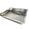 Estante recolector de miel para apicultura, charola profunda de acero inoxidable para corte de miel, charola recolectora de miel, juego de 2 piezas de placa base para miel