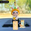 Serie Original 'Planta Queriendo Hacer Fortuna' Adornos Pequeños Dibujos Animados Creativos Oficina Hogar Escritorio Muñeco Inspirador Decoraciones para Coche
