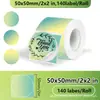 Nuevo Papel Térmico para Etiquetas 50X30Mm Adecuado para Jingchen B3S, Chiteng 221B Papel Térmico de Ciclo Tricolor