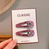 Nuevo Clip para el Cabello Ovalado Versátil Moda Niña Gota de Agua Clip para el Cabello Infantil Clip Lateral BB Brillo para el Flequillo de Niña Venta al por Mayor