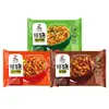 Macarrão Misturado da Irmã Gu, Molho de Carne Frita, Macarrão Misturado Seco, Macarrão Instantâneo Não Frito, Pacote Familiar, Alimento Conveniente Instantâneo para Café da Manhã para Pessoas Preguiçosas
