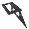 Regla de ángulo multifuncional de aleación de aluminio ángulo recto trazador trazador 45 grados 90 grados vertical calibre en T