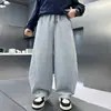 Calça Esportiva de Outono para Meninos 2026 Novo Estilo Primavera/Outono para Crianças de Meia-idade e Mais Velhas Calça Longa Bonita para Meninos Calça de Moletom Casual