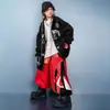 Roupas de Street Dance Infantil Estilo Hip Hop Conjunto com Estampa de Letras Roupas de Performance de Outono Hip Hop Moda Infantil Roupas da Moda