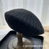 Nueva Boina Tejida Cálida de Imitación Cachemira para Mujer Otoño e Invierno Estilo Coreano Sombrero Pequeño de Lana Estilo Japonés Sombrero para Cabeza Grande
