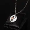 Nuevo Collar de Letra Transfronterizo, Exquisita y Versátil Cadena para Clavícula con Flor, Estilo de Lujo Ligero Personalizado, Colgante Versátil para Mujeres al por Mayor