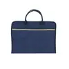 Fábrica en stock al por mayor bolsa de archivo portátil bolsa para conferencias de tela Oxford bolsa de archivo maletín de negocios con logotipo personalizado