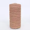 Shengwei Atacado Corda Trançada Colorida de 3mm 4mm Feita à Mão Materiais DIY para Roupas Bolsas Tapeçaria Corda de Linha de Algodão