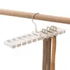 Estante de Almacenamiento de Cinturones para el Hogar, Colgador de Bufandas y Corbatas, Organizador Multifuncional Giratorio para Cinturones y Bufandas, Organizador de Pantalones