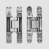 Bisagra de acero inoxidable de alta resistencia, ajustable tridimensionalmente, para puertas invisibles, accesorios de bisagra para ferretería del hogar, especialmente diseñada para uso plegable y oculto