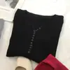 Nuevo Suéter de Punto Ajustado de Cuello Redondo de Manga Larga Fino para Mujer, Estilo Retro Otoño/Invierno, Capa Base