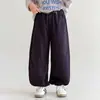 Pantalones para niño primavera y otoño pantalones casuales 2026 nuevo estilo para niños mayores pantalones jogger holgados de verano pantalones modernos con puños