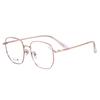 T23012 Cuadrado Irregular Marco Grande Estilo Simple Para Parejas Espejo Plano Montura de Gafas con Galvanoplastia IP Montura Óptica Espejo