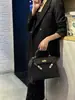 Bolsa Kelly Simples de Mão para Mulheres, Novo Estilo Primavera/Verão 2026, Bolsa de Ombro com Textura Tendência, Bolsa Transversal Versátil para Moda Casual