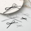 En stock accesorios para el cabello de lazo de cuero PU accesorios para ropa con colgante de corazón hecho a mano DIY decoración de medias caja de regalo