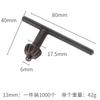 Chave de mandril para furadeira manual, furadeira de impacto, chave de mandril 10mm 13mm 16mm