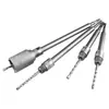 Varilla de Conexión para Abridor de Agujeros en Pared de Liberación Rápida y Autocierre para Extracción y Reemplazo Rápido de Núcleos, Varilla de Extensión Especial Telescópica 220/320mm