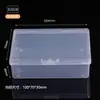 Venta Directa de Fábrica Shenzhen al por Mayor Caja con Tapa abatible Unida Caja para Palillos Hilo Dental Limpiador Bucal Material PP Caja con Broche Transparente