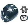 Protetor de capacete de patinação infantil, skate de 7 peças, carrinho de equilíbrio infantil, joelheiras espessadas, protetor de skate seco
