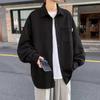 Camisa de Manga Larga Estilo Hong Kong para Hombre 2024 Otoño e Invierno Trendy para Hombre Nueva Casual Sencilla Chaqueta Camisa