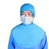 Gorro Chal de Comida Taller Gorro de Trabajo Fácil de Lavar Transpirable Capucha con Gancho para Oreja Gorro Interior Totalmente Elástico Gorro Protector