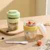 Gran Venta Taza Especial de Desayuno Taza de Yogur para Estudiantes y Niños en el Trabajo Gran Capacidad Portátil Grado Alimenticio Taza de Avena para Desayuno